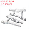 HSP 1/10 RC Car Upgrade Parts Rear hem arm 102021 silver