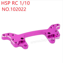 HSP 1/10 RC Car Upgrade Parts Front damper plate 102022 purple