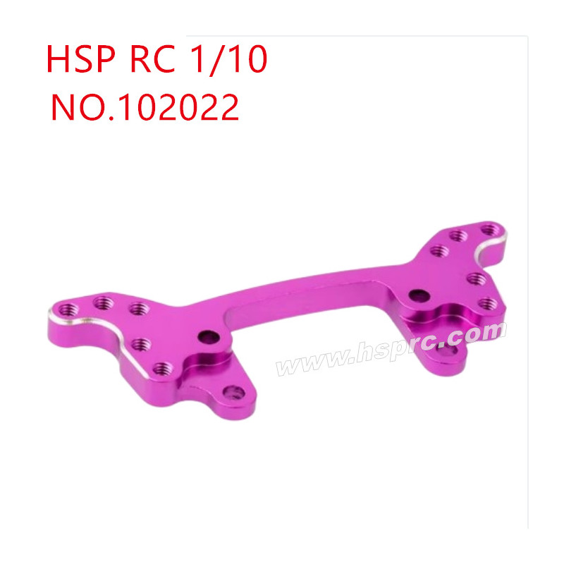 HSP 1/10 RC Car Upgrade Parts Front damper plate 102022 purple