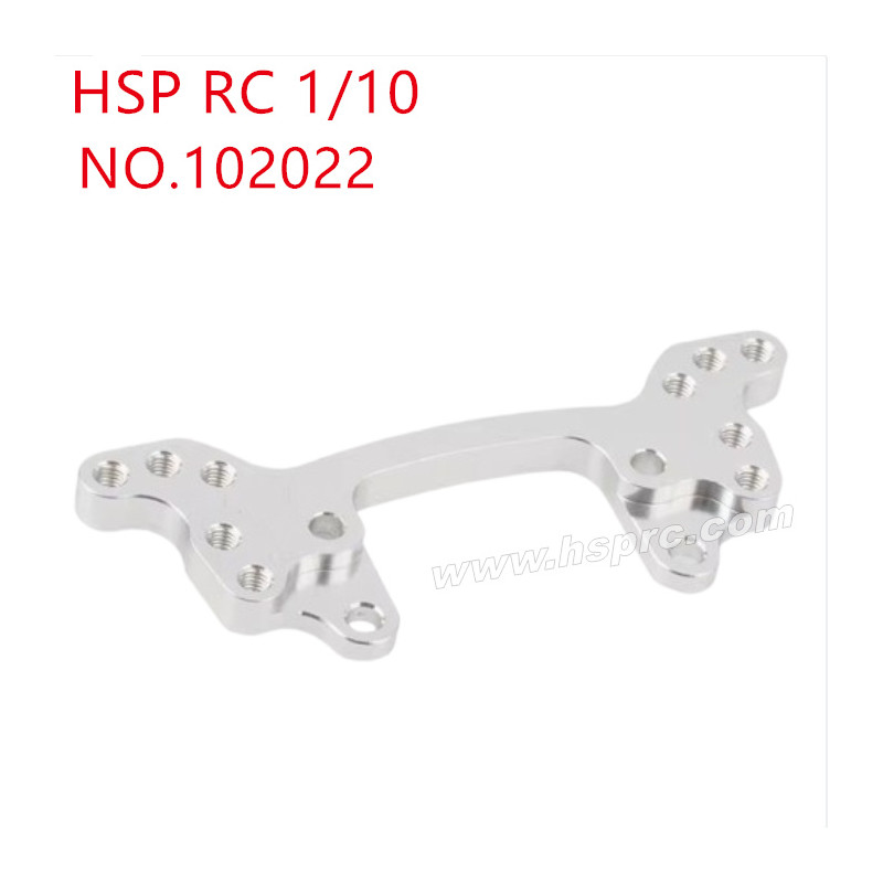 HSP 1/10 RC Car Upgrade Parts Front damper plate 102022 silver