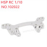 HSP 1/10 RC Car Upgrade Parts Front damper plate 102022 silver