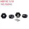 HSP 1/10 RC Car Upgrade Parts Hexagon bond 102042 black