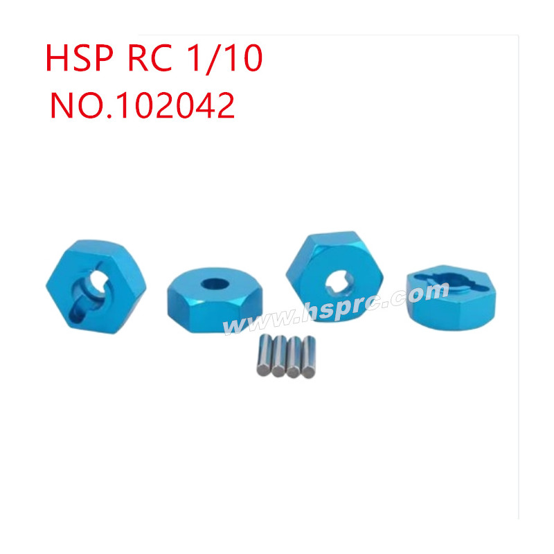 HSP 1/10 RC Car Upgrade Parts Hexagon bond 102042 blue HSP 1/10 RC Car Upgrade Parts Hexagon bond 102042 blue