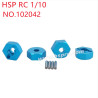 HSP 1/10 RC Car Upgrade Parts Hexagon bond 102042 blue