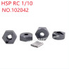 HSP 1/10 RC Car Upgrade Parts Hexagon bond 102042 grey