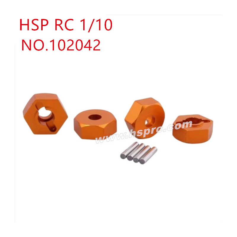 HSP 1/10 RC Car Upgrade Parts Hexagon bond 102042 orange HSP 1/10 RC Car Upgrade Parts Hexagon bond 102042 orange