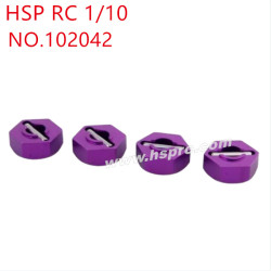 HSP 1/10 RC Car Upgrade Parts Hexagon bond 102042 purple