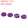 HSP 1/10 RC Car Upgrade Parts Hexagon bond 102042 purple