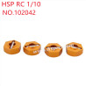 HSP 1/10 RC Car Upgrade Parts Hexagon bond 102042 yellow