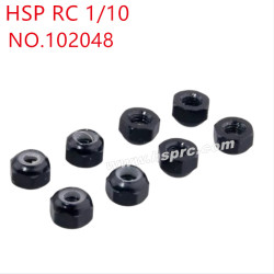 HSP 1/10 RC Car Upgrade Parts M3 nut 102048 black