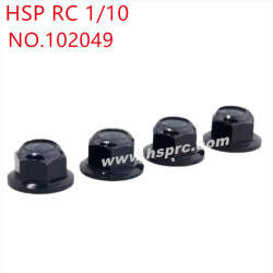 HSP 1/10 RC Car Upgrade Parts M4 nut 102049 black