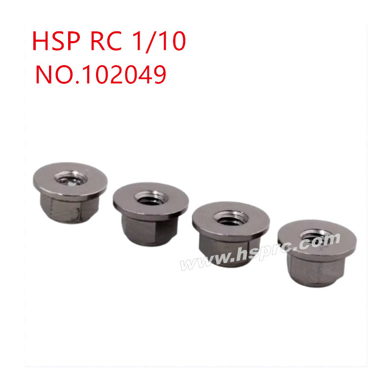 HSP 1/10 RC Car Upgrade Parts M4 nut 102049 grey HSP 1/10 RC Car Upgrade Parts M4 nut 102049 grey