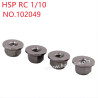 HSP 1/10 RC Car Upgrade Parts M4 nut 102049 grey