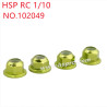 HSP 1/10 RC Car Upgrade Parts M4 nut 102049 yellow