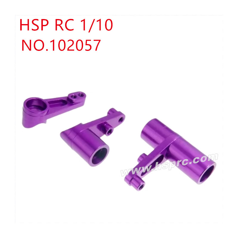 HSP 1/10 RC Car Upgrade Parts Steering kit 102057 purple