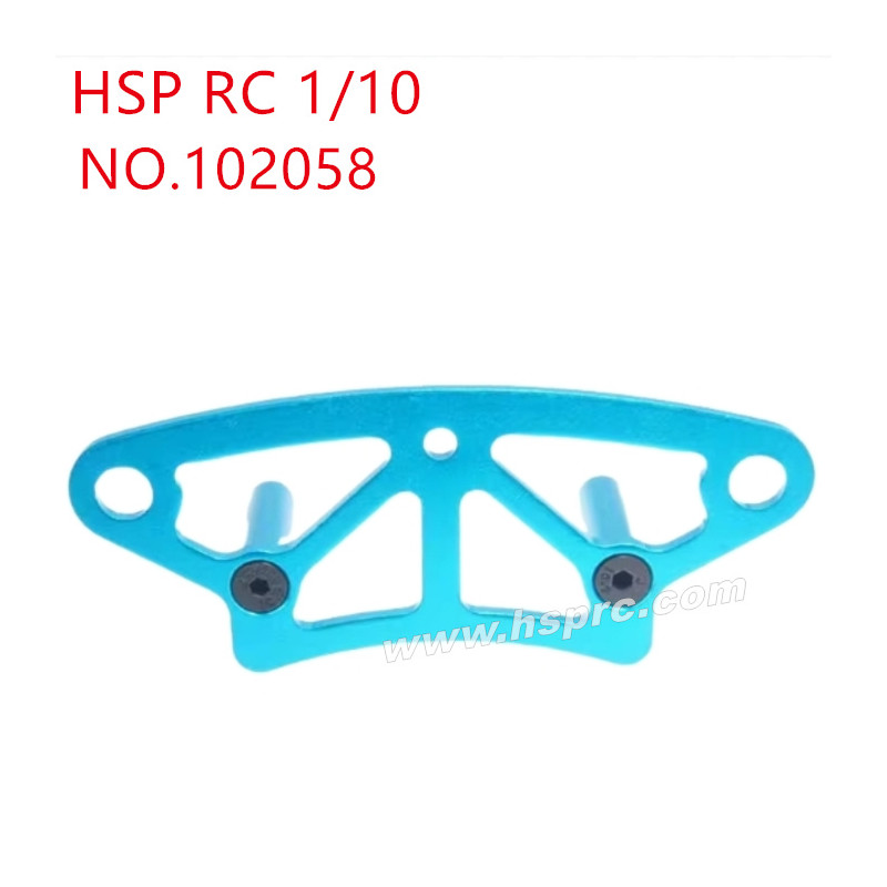 HSP 1/10 RC Car Upgrade Parts Front anti-collision mounting seat 102058 blue HSP 1/10 RC Car Upgrade Parts Front anti-collision mounting seat 102058 blue