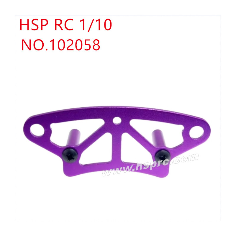 HSP 1/10 RC Car Upgrade Parts Front anti-collision mounting seat 102058 purple HSP 1/10 RC Car Upgrade Parts Front anti-collision mounting seat 102058 purple