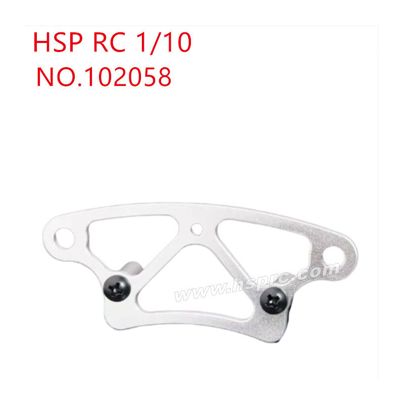 HSP 1/10 RC Car Upgrade Parts Front anti-collision mounting seat 102058 silver HSP 1/10 RC Car Upgrade Parts Front anti-collision mounting seat 102058 silver