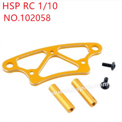 HSP 1/10 RC Car Upgrade Parts Front anti-collision mounting seat 102058 yellow