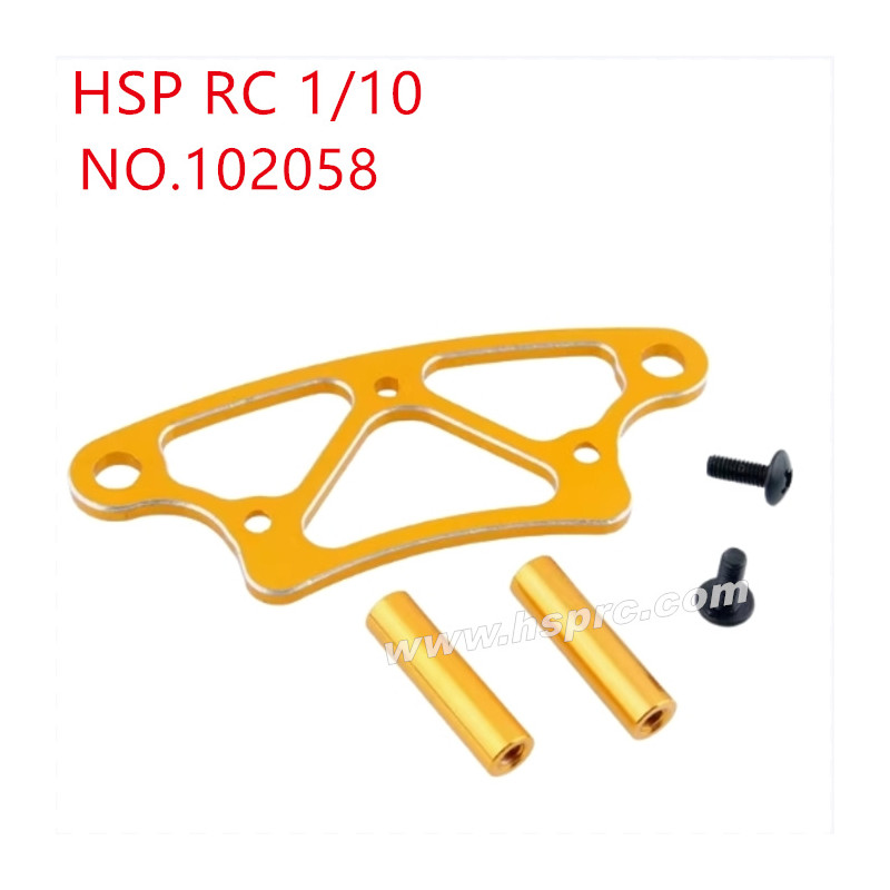 HSP 1/10 RC Car Upgrade Parts Front anti-collision mounting seat 102058 yellow HSP 1/10 RC Car Upgrade Parts Front anti-collision mounting seat 102058 yellow