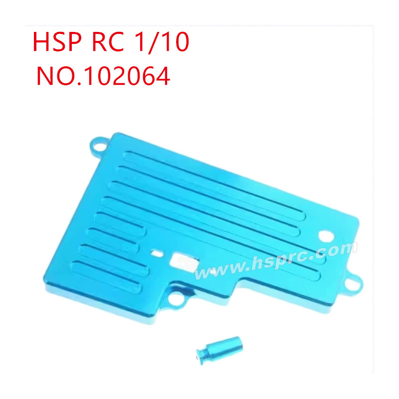 HSP 1/10 RC Car Upgrade Parts Receiving box cover 102064 blue