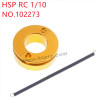 HSP 1/10 RC Car Upgrade Parts Clutch friction plate throw block 102273 yellow