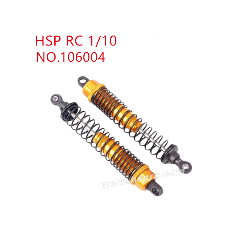 HSP 1/10 RC Car Upgrade Parts Aluminum alloy shock absorber 106004 yellow HSP 1/10 RC Car Upgrade Parts Aluminum alloy shock absorber 106004 yellow