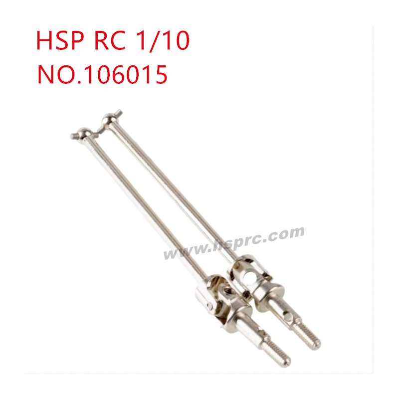 HSP 1/10 RC Car Upgrade Parts CVD Universal drive shaft 106015 silver