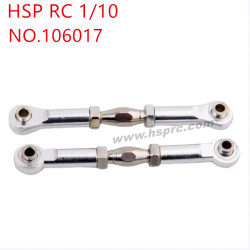 HSP 1/10 RC Car Upgrade Parts Steering link 106017 silver