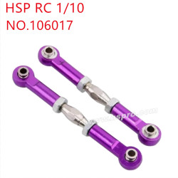 HSP 1/10 RC Car Upgrade Parts Steering link 106017 purple