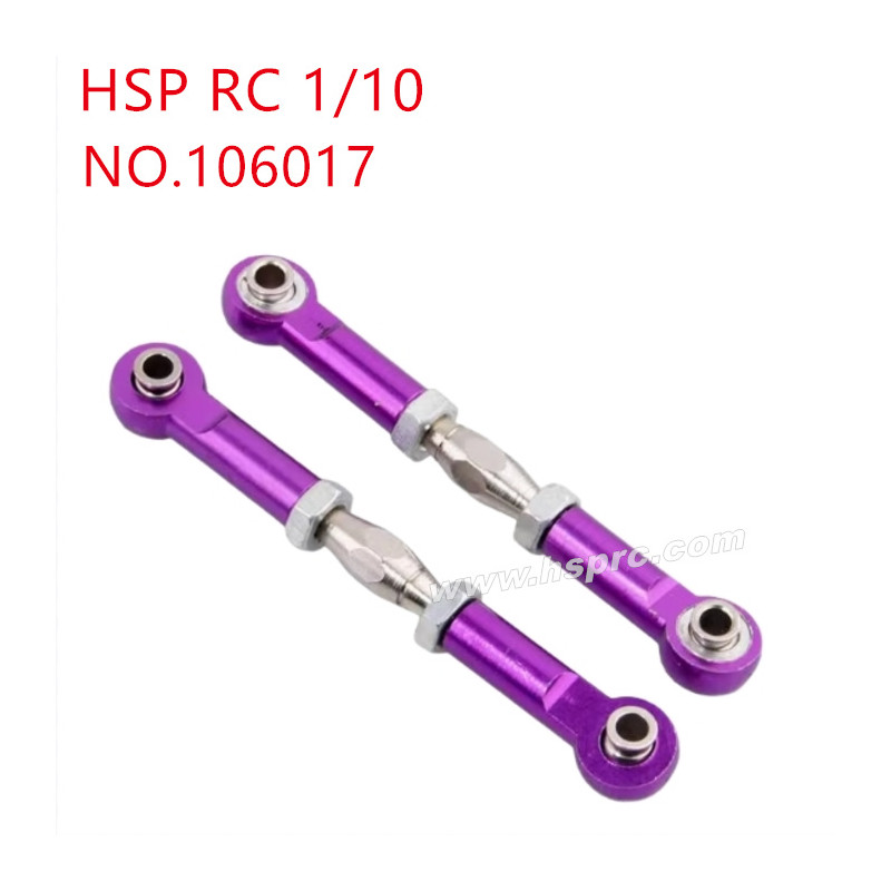 HSP 1/10 RC Car Upgrade Parts Steering link 106017 purple HSP 1/10 RC Car Upgrade Parts Steering link 106017 purple