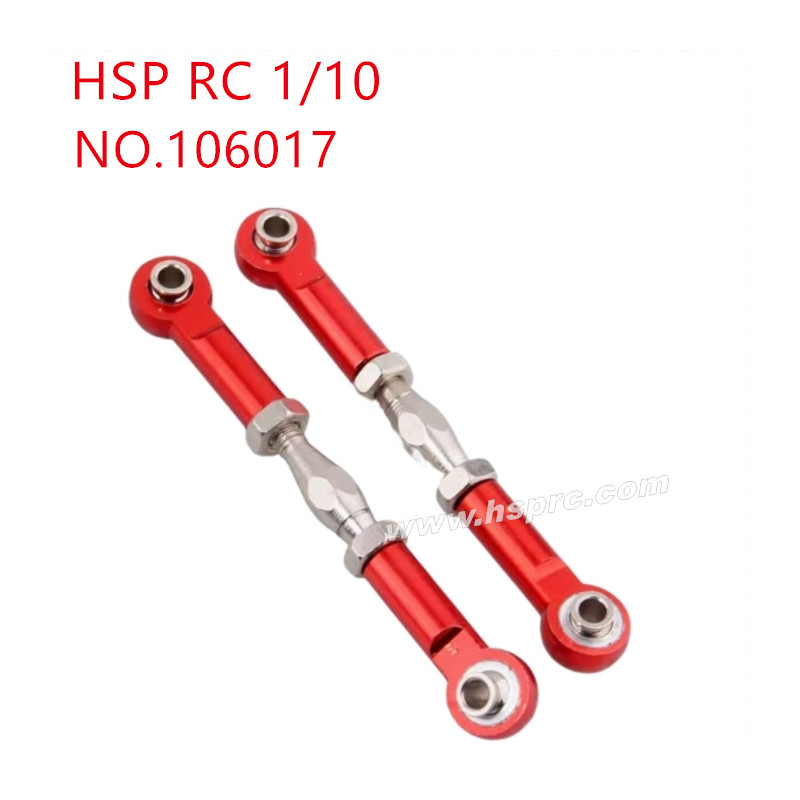 HSP 1/10 RC Car Upgrade Parts Steering link 106017 red HSP 1/10 RC Car Upgrade Parts Steering link 106017 red