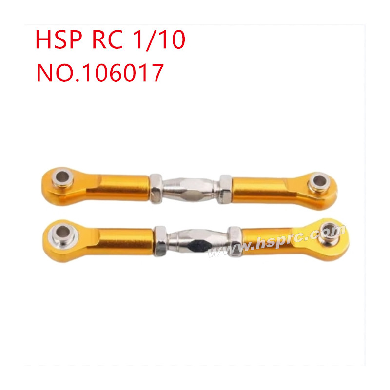 HSP 1/10 RC Car Upgrade Parts Steering link 106017 yellow HSP 1/10 RC Car Upgrade Parts Steering link 106017 yellow