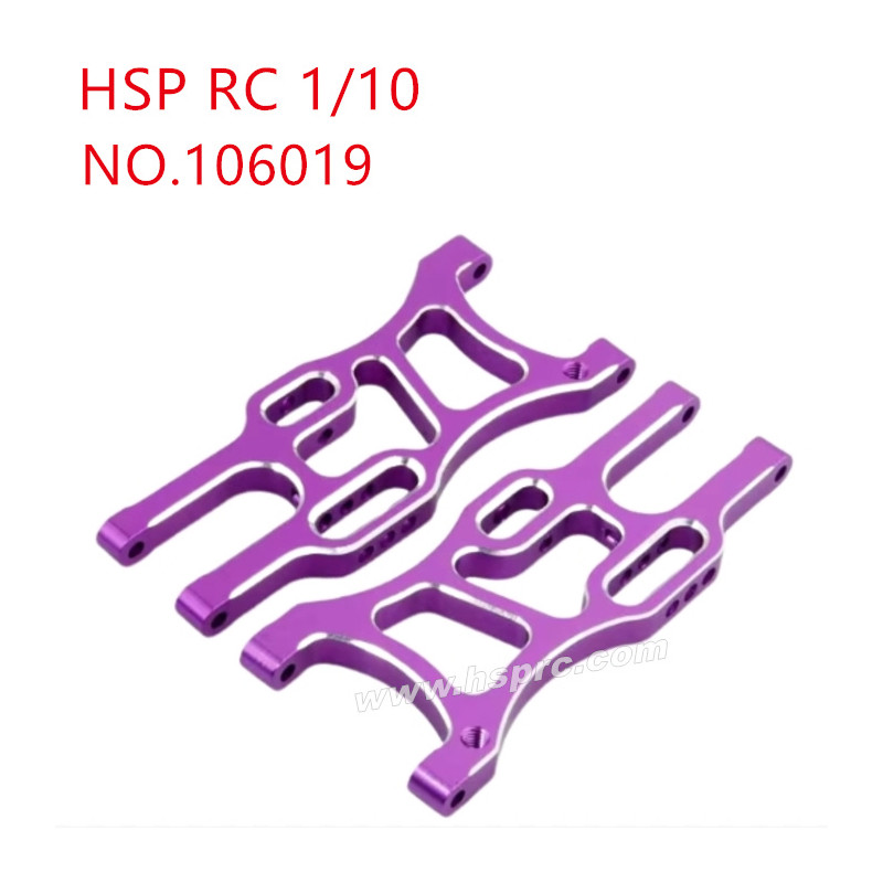HSP 1/10 RC Car Upgrade Parts Front hem arm 106019 purple
