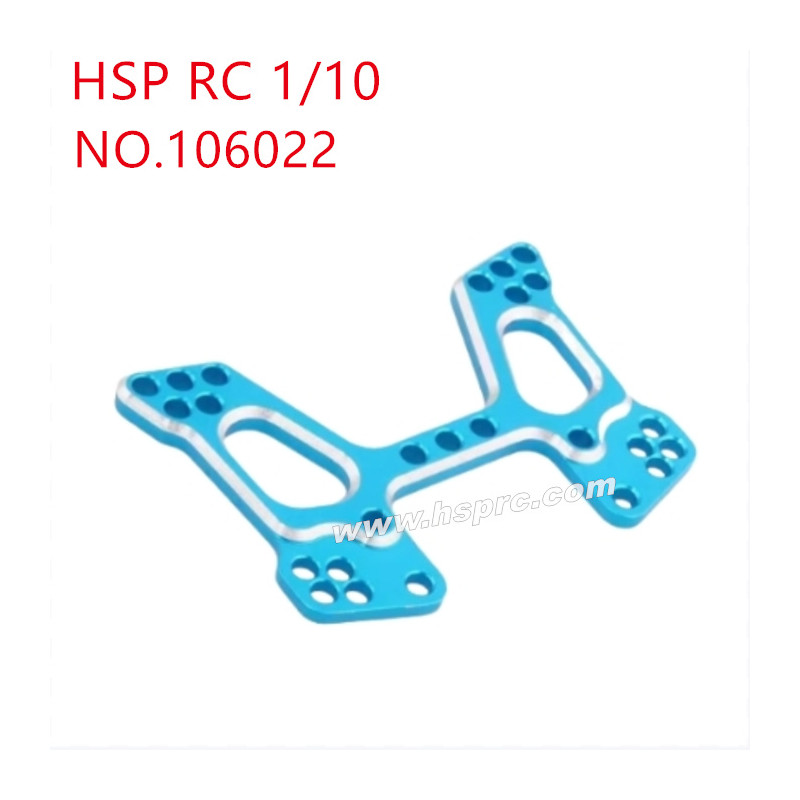 HSP 1/10 94105 94106 94107 Upgrade Parts Front damper plate 106022 blue