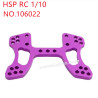 HSP 1/10 94105 94106 94107 Upgrade Parts Front damper plate 106022 purple