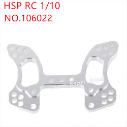 HSP 1/10 94105 94106 94107 Upgrade Parts Front damper plate 106022 silver