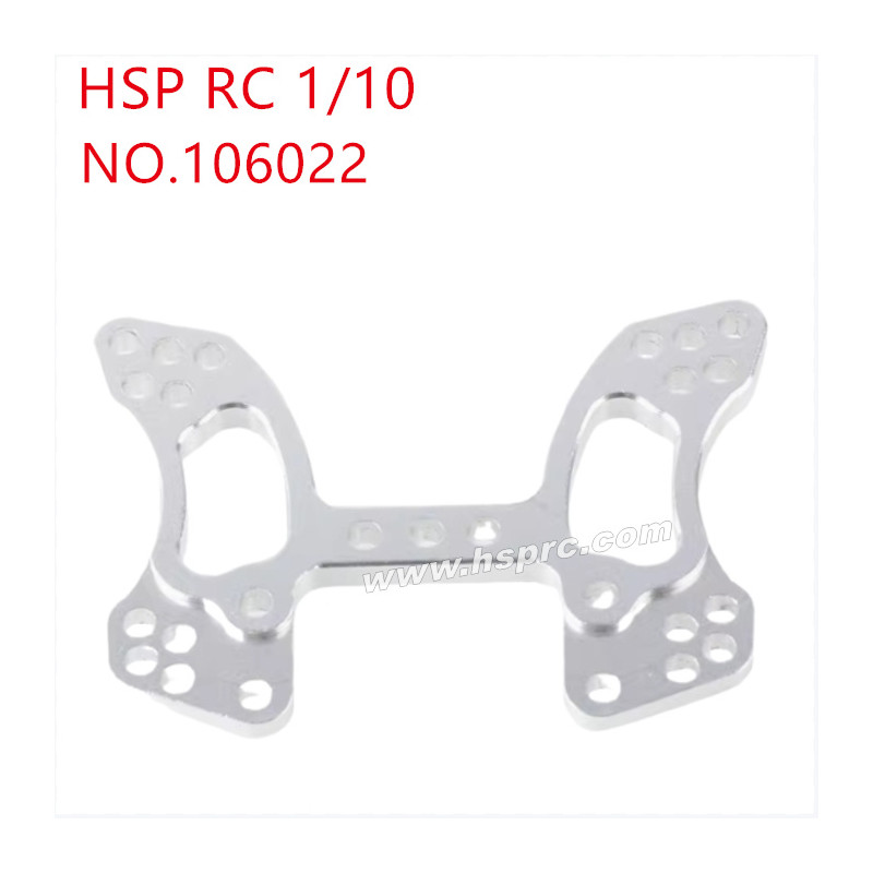 HSP 1/10 94105 94106 94107 Upgrade Parts Front damper plate 106022 silver