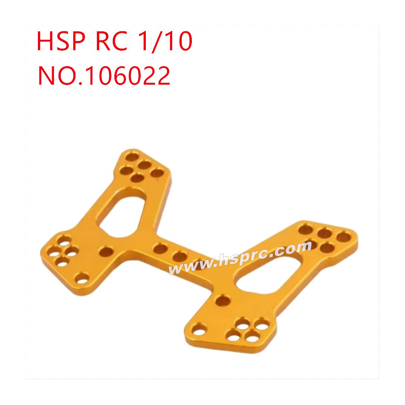 HSP 1/10 94105 94106 94107 Upgrade Parts Front damper plate 106022 yellow