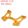HSP 1/10 94105 94106 94107 Upgrade Parts Front damper plate 106022 yellow