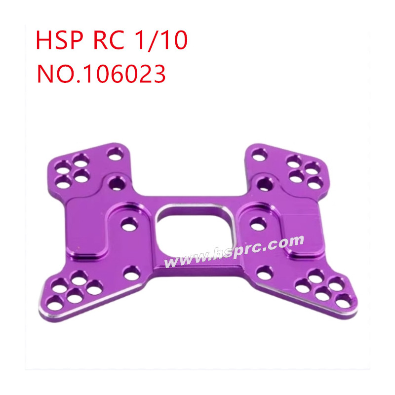HSP 1/10 94105 94106 94107 Upgrade Parts Rear damper plate 106023 purple