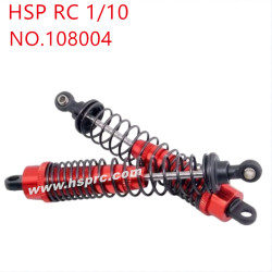 HSP 1/10 94105 94106 94166 Upgrade Parts Aluminum alloy shock absorber 108004 red