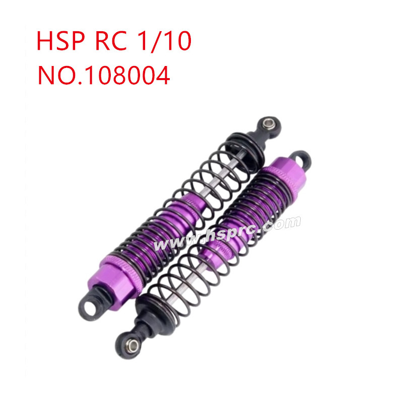 HSP 1/10 94105 94106 94166 Upgrade Parts Aluminum alloy shock absorber 108004 purple