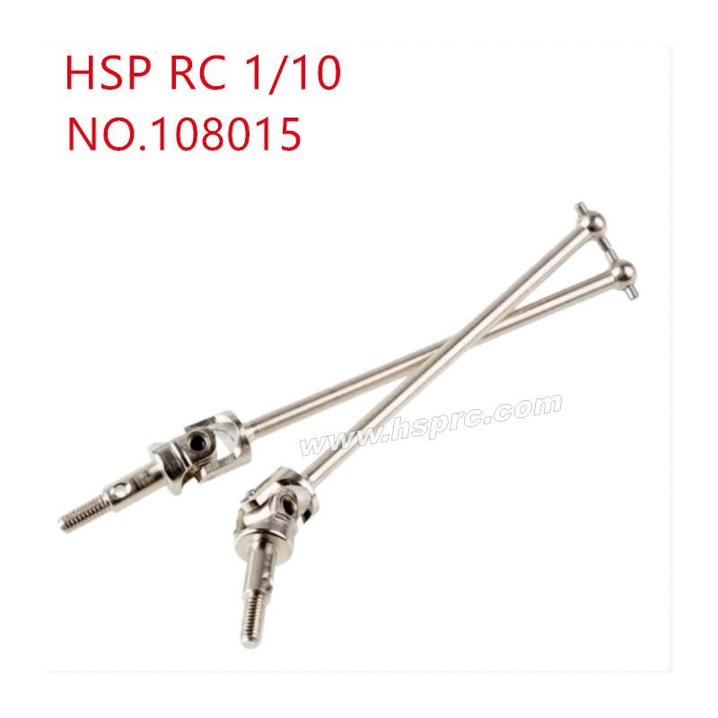 HSP 1/10 94111 94108 Upgrade Parts CVD universal drive shaft 108015 silver