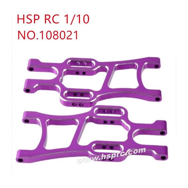 HSP 1/10 94111 94108 94109 Upgrade Parts Rear hem arm 108021 purple HSP 1/10 94111 94108 94109 Upgrade Parts Rear hem arm 108021 purple
