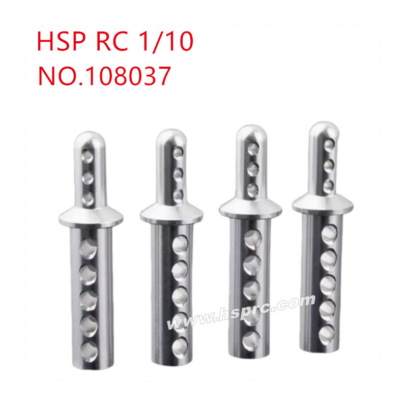 HSP 1/10 94111 94108 94109 Upgrade Parts Shell column 108037 silver