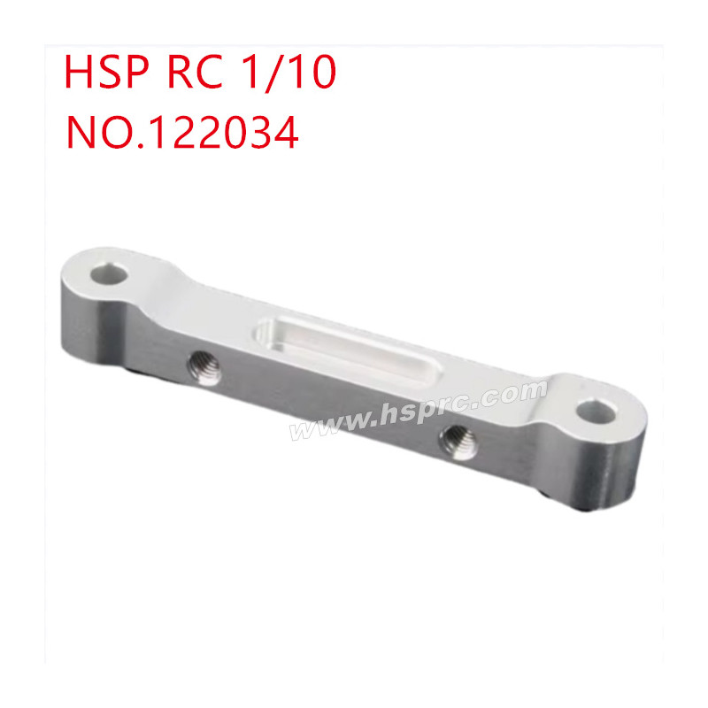 HSP 1/10 94122 Upgrade Parts Rear hem arm retaining block 122034 silver