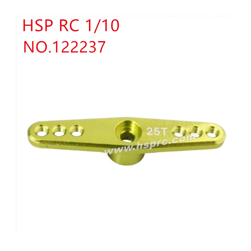 HSP 1/10 RC Car Upgrade Parts Steering gear arm 122237 yellow