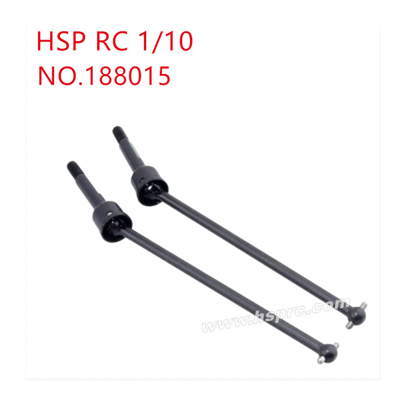 HSP 1/10 94166 94155 Upgrade Parts CVD universal drive shaft 188015 black