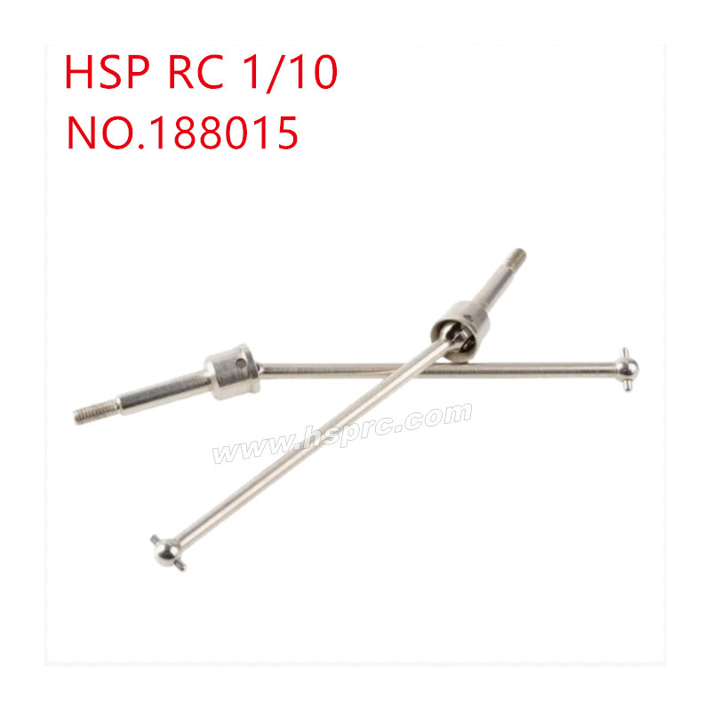 HSP 1/10 94166 94155 Upgrade Parts CVD universal drive shaft 188015 silver